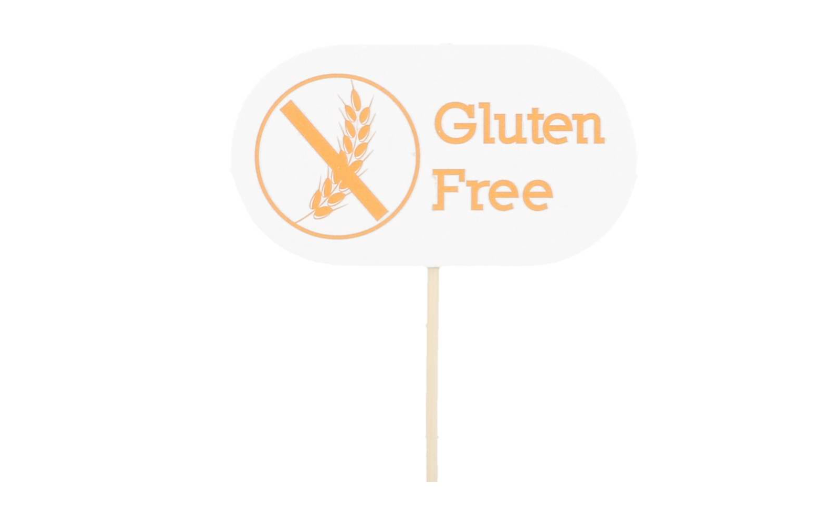 Palillo madera 8cm. "Gluten Free" 100u.