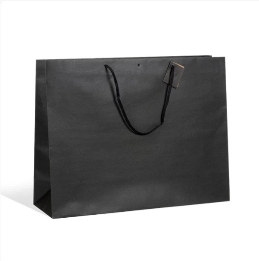 52+16x40 Bol. Chic Nature Asa cord. Negro 10u.