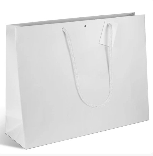 52+16x40cm Bol. Luxe Natural Blanca 200gr 10u.