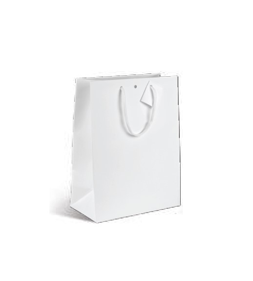 11.4+6.4x14.6cm Bol. Luxe Natural Blanco 20u.
