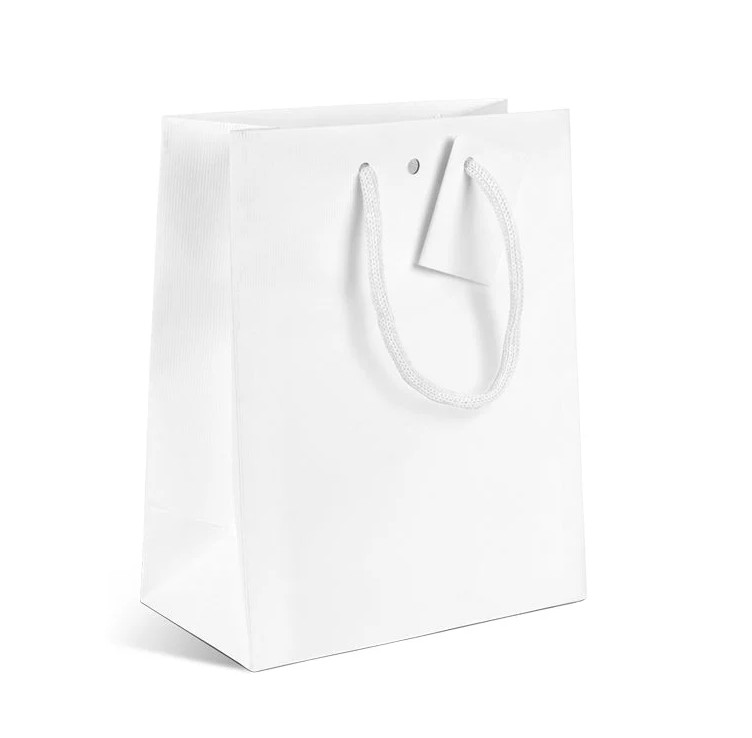 18+10x22.7cm Bol. Luxe Natural Blanco 10u.