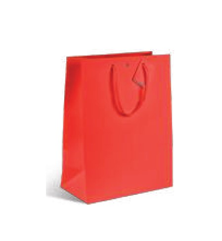 18+10x22.7cm Bol. Luxe Natural Rojo 10u.