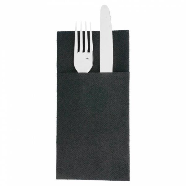 Servilleta Kanguro Negra 40x40 50u.
