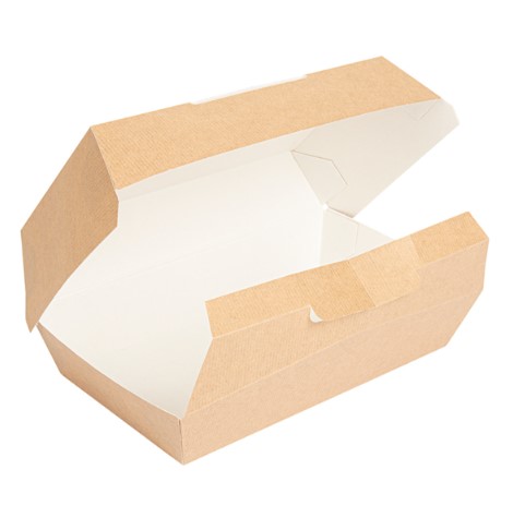 Caja Comida 22x13x7.5cm Natural 50u. (235.06)