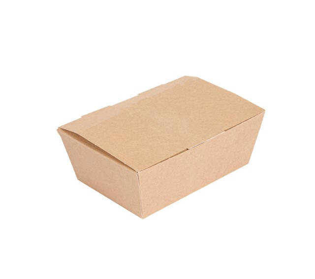 Caja Comida 14x10x5cm Natural 60u.