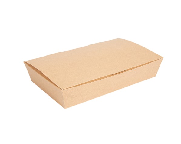 Caja Comida 27x16.5x5cm Natural 60u.