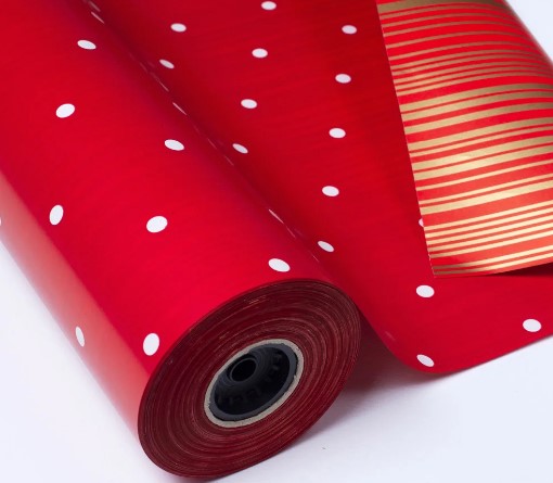 Bob. Topos y Rayas Rojo D/C 0.70x100m.
