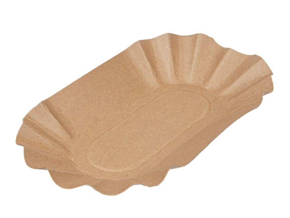 Bandeja Oval 19,5x11x3,2cm Natural Kft. 250u.