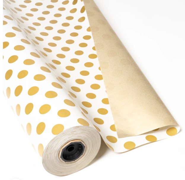 Bob. Doble Cara Lunares Dorados 0.70x50m