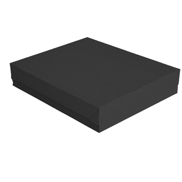 Bandeja+Tapa 32x27x4.5cm. Negro 50u.