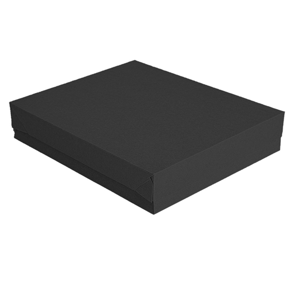 Bandeja+Tapa 40.5x30.5x6cm. Negro 50u.