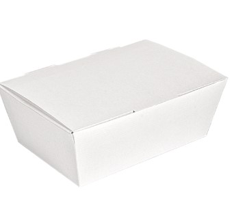 Lunch Box Blanco Interior Aluminio 500ml 60u.