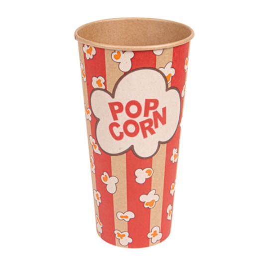 Cubo Popcorn 720ml 9.5/6.5x17.7cm 50u.