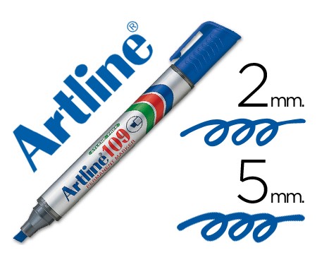 Rotulador Artline Perm. 109 Azul 2-5mm