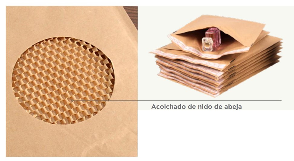 Sobre acolchado 100% papel 18x26.5cm 100u.