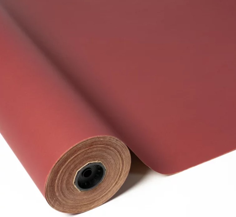 Bobina Papel Kft Reciclado liso Granate 0.70X100m