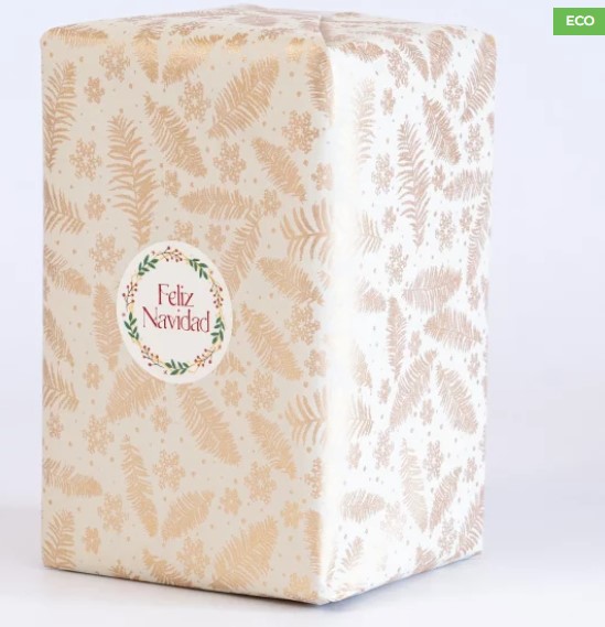 Bob. ramas oro fondo crema 0.70x50m