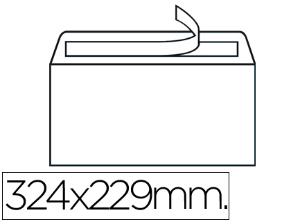 Sobre liderpapel Blanco C4 229x324mm 250u.*