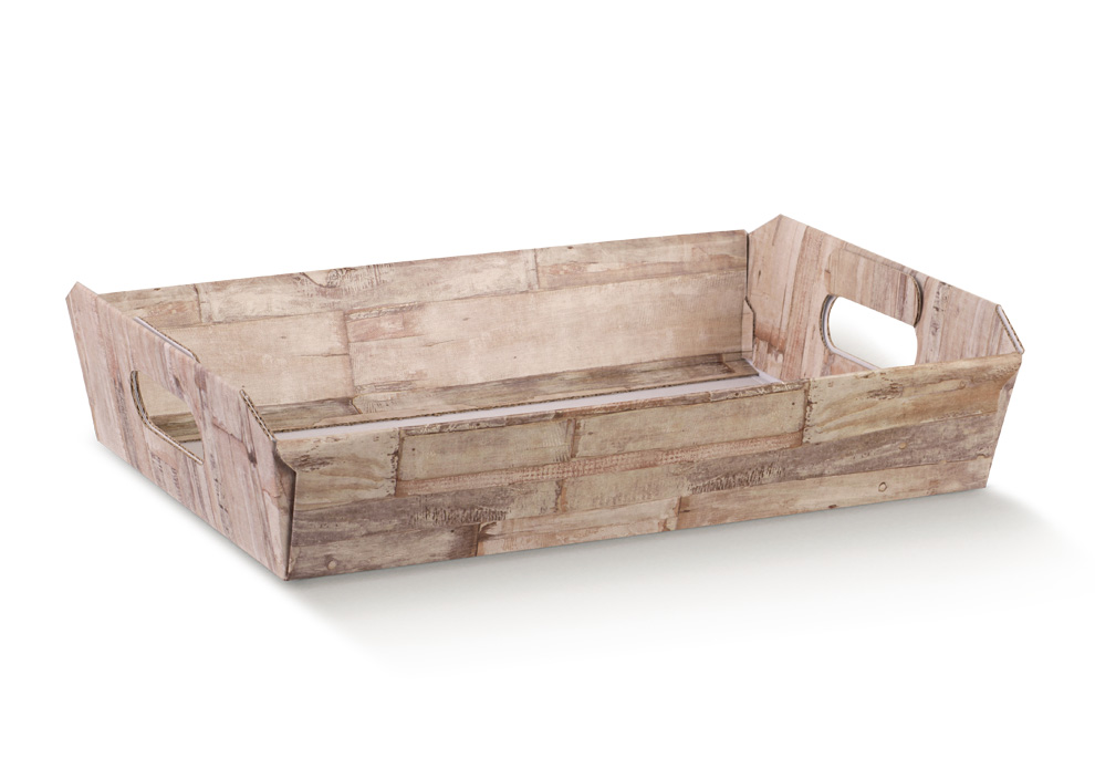 Cesto 350x260x70mm Wood 2u.