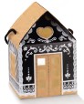Casetta c/cor. 120x120x110 Little Houses Black 10u