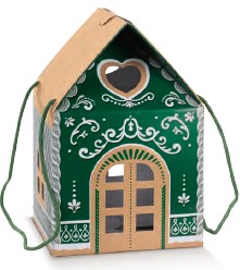 Casetta c/cor. 200x200x180 Little Houses Green 2u.