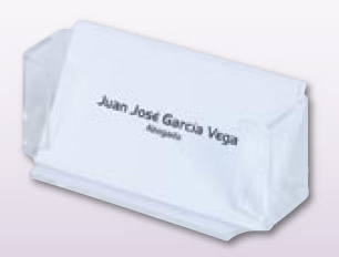 Expositor tarjetas de visita 98x54x50 mm