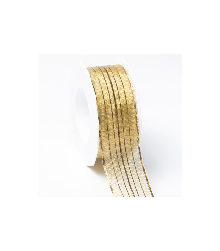 Cinta rayas Oro 25mmx20m
