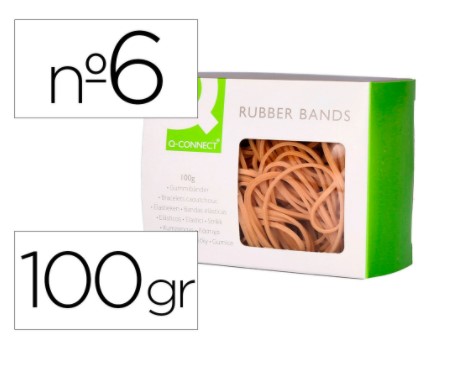 Gomas elasticas 100gr. 100x2mm nº10