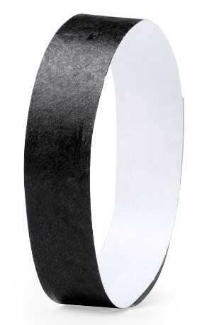 Pulsera Eventos Negro 1000u.