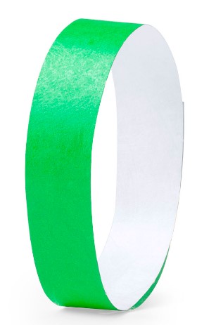 Pulsera Eventos Verde 1000u.