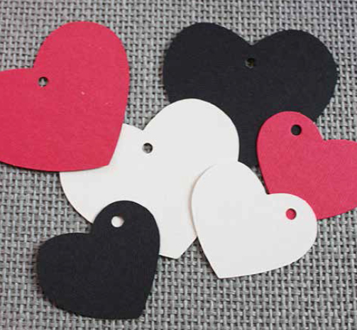 Et. Corazon Gr. Colg. Negro 200u.