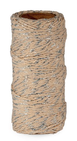 Cuerda Bicolor Plata 2mm