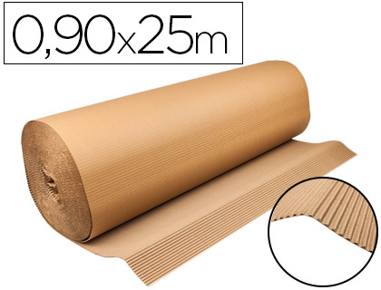 Carton ondulado 0.90x25m 250g/m2