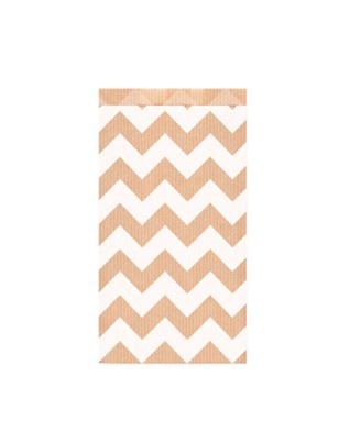 Sobre Zigzag Blanco 19+8x35cm 250u.