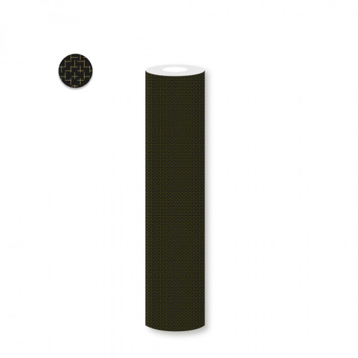 Mantel 1.20x25m Elegance Negro/Oro