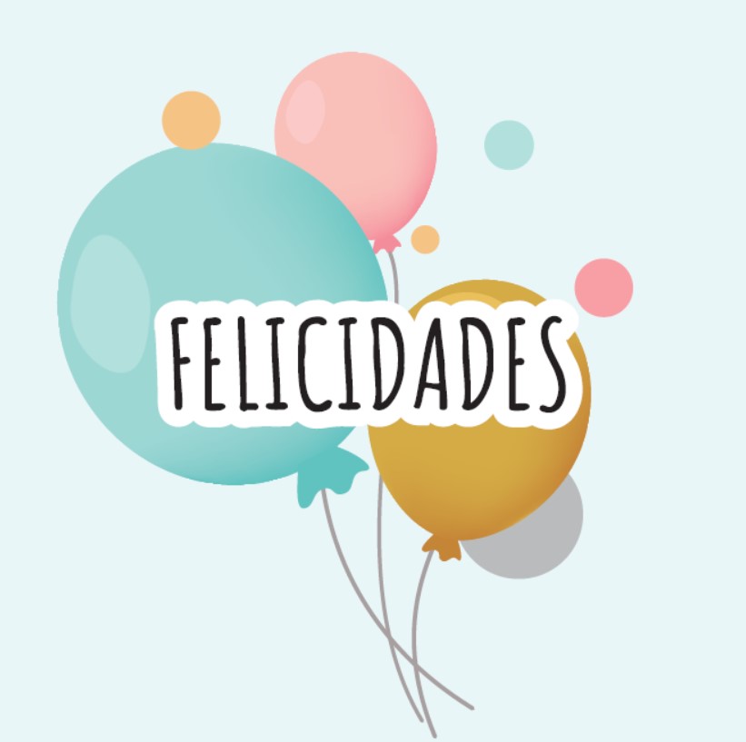 Felicidades Globos Grandes Ø4cm. 250u.