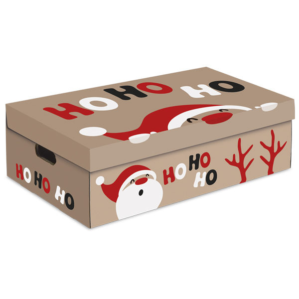 Caja Baul Papá Noel 600x350x175mm 1u.