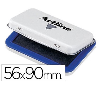 Tampon artline nº 0 azul -56x90 mm.