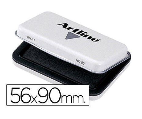 Tampon artline nº 0 negro -56x90 mm.