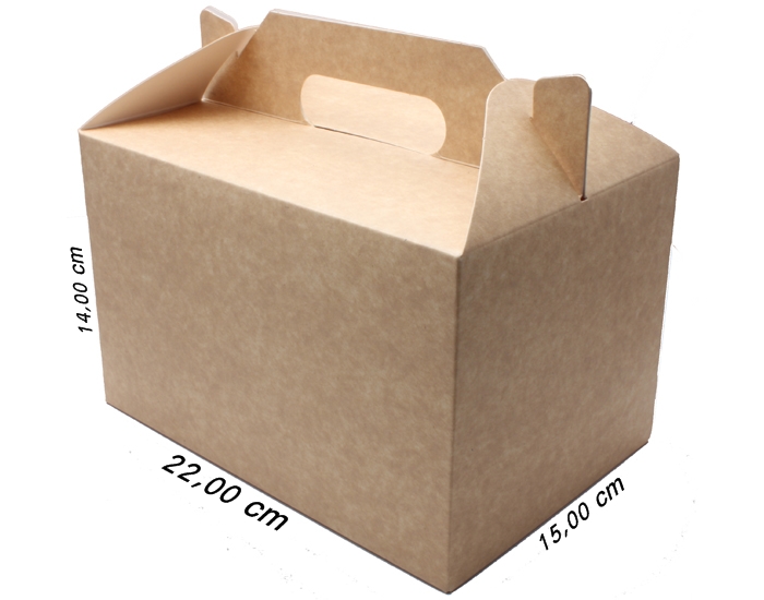 Caja PicNic Kraft 145x205x135mm 25u.