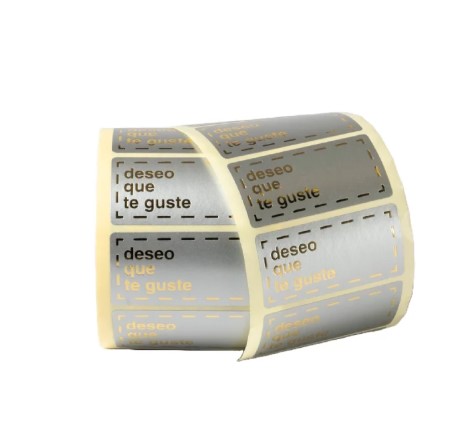 Et. Deseo que te guste 50x25mm 500u.