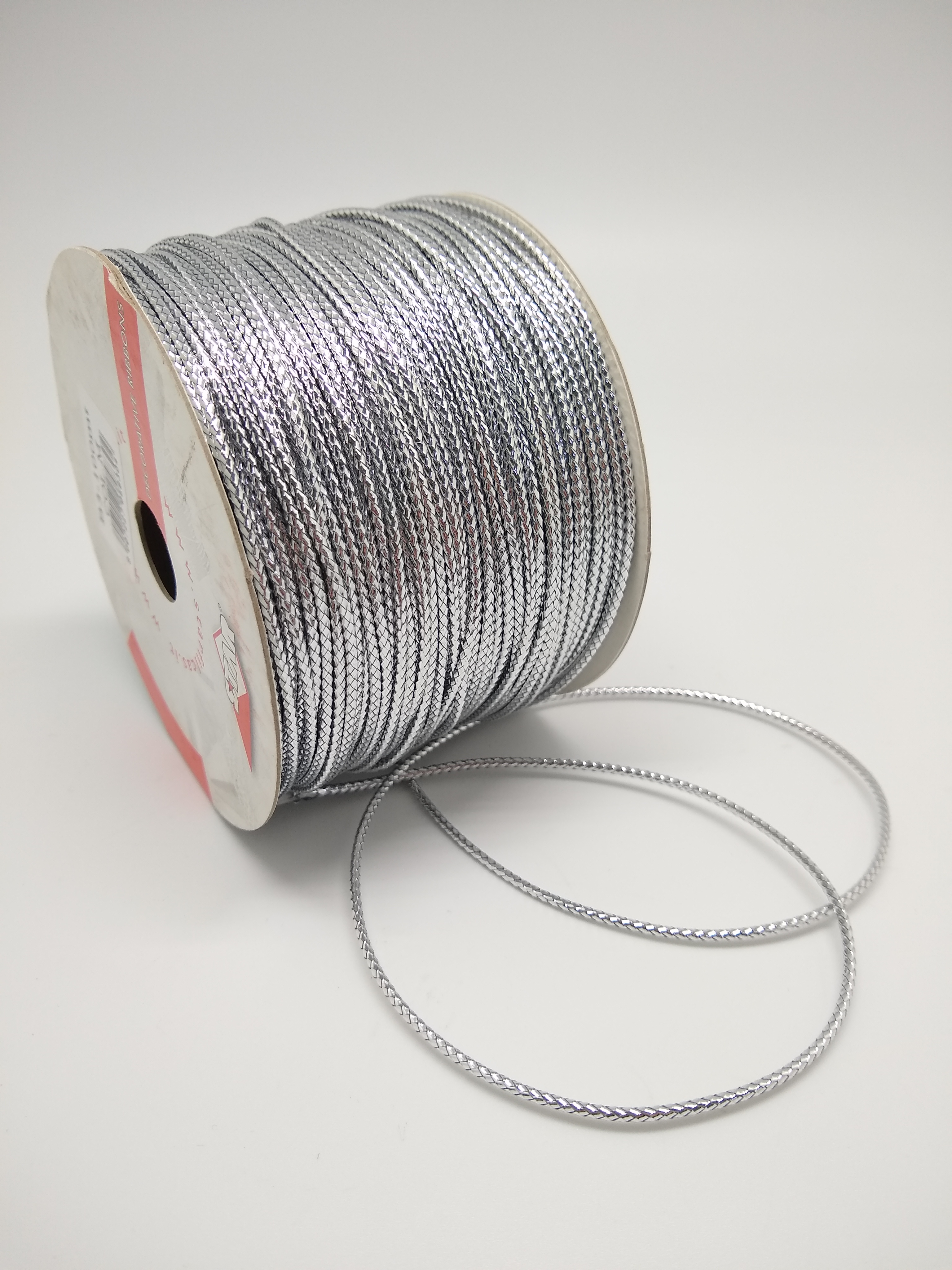 Hilo metalico 1.8mm 100m PLATA