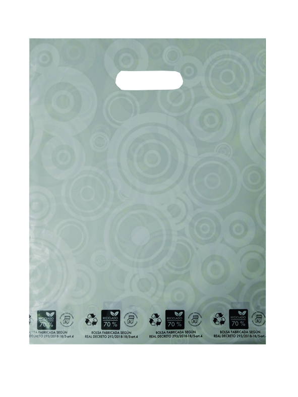 Asa Troq. 70% Recicl. Blanco 30x40 100u