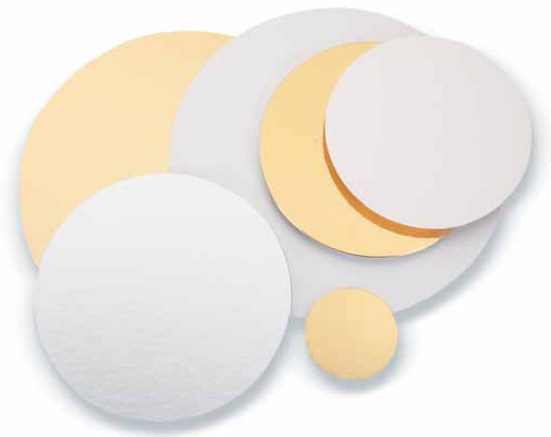 Disco Metaliz. Ø18cm Oro/Plata 100u.