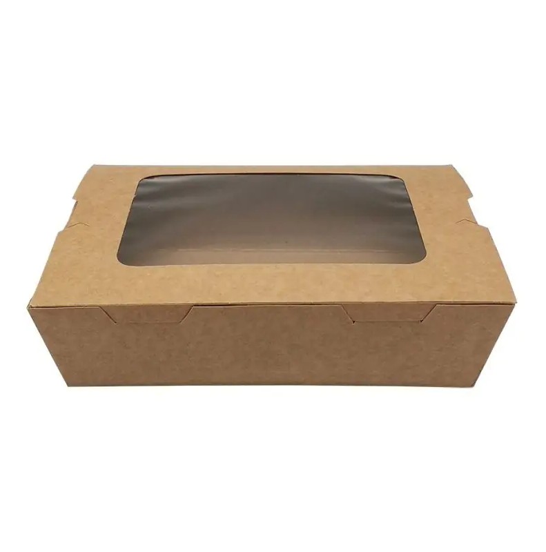 Caja Kraft ventana 160X140X50mm 60u.