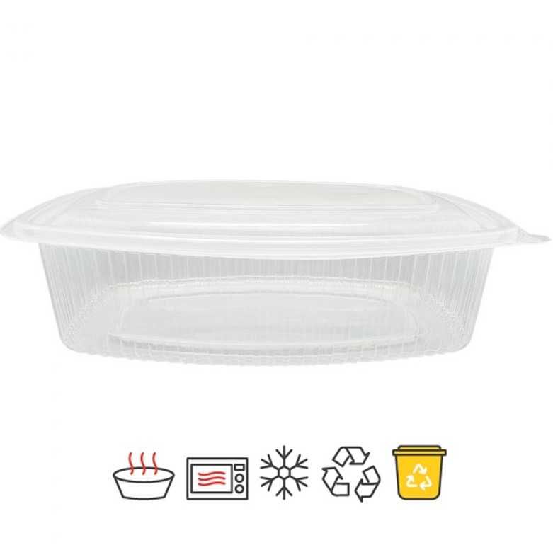 Envase bisagra Micro PP 375ml 50u.
