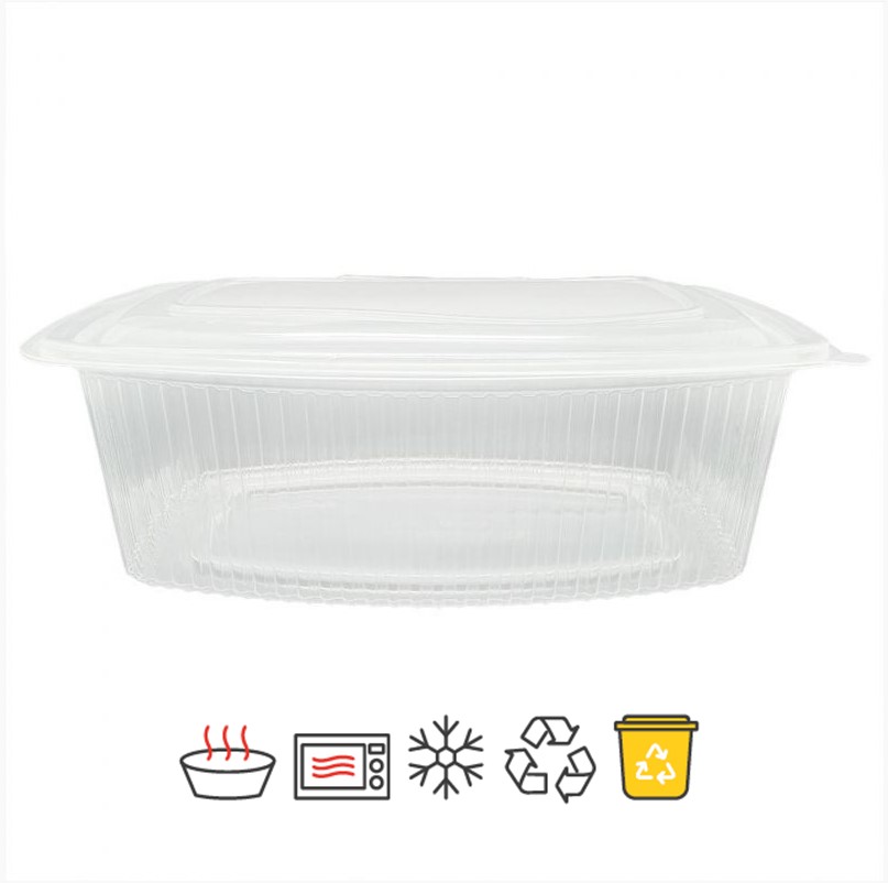 Envase bisagra micro PP 2000ml 50u.