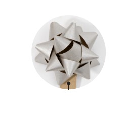 Estrella adh. papel 13mm Plata 6005 80u.