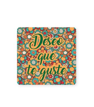 Deseo que te guste Flore 40x40mm 250u.