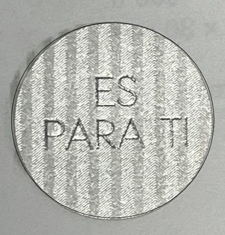 Es para ti redonda 25mm 250u.*
